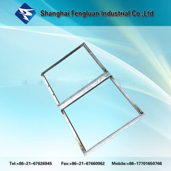 Rectangular ductwork ducting flange for hvac ventilation