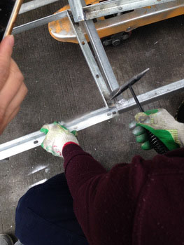 Air rectangular duct flange for HVAC system