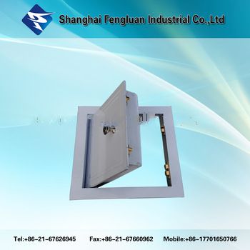 HVAC access door with aluminum alloy material and key-lock