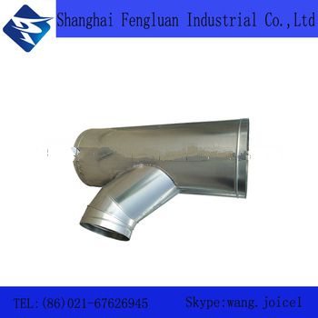 <font color='red'>Galvanized</font> <font color='red'>Steel</font> tee for air ductwork <font color='red'>accessories</font> <font color='red'>hvac</font> <font color='red'>damper</font> and air conditioning parts flexible
