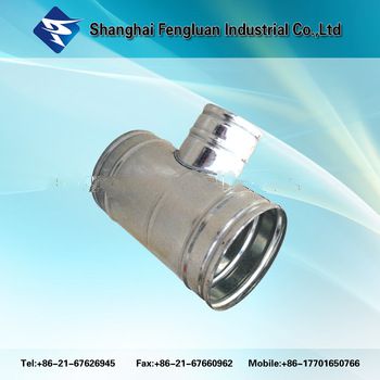 Air conditioning duct fittings galvanized steel air duct accessories for HVAC system
