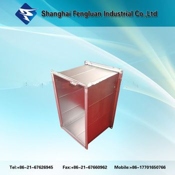 Square aluminium ventilation air duct for hvac system
