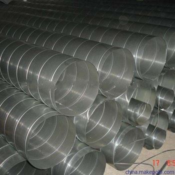 Galvanized Round Spiral Duct round heating duct for HVAC System