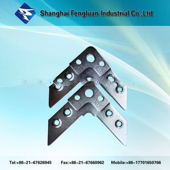 HVAC air duct corner for galvanized flexible flange corner HVAC Iron duct corner