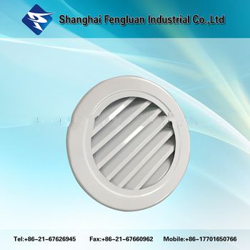ABS Round Ceiling Adjustable Diffuser with Connector