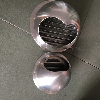 Stainless steel 304 high quality round waterproof air vent cap for ventilation vent cap