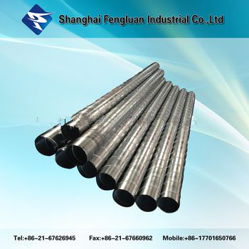 HVAC System Spiral Air Ducting Round Duct for Ductwork