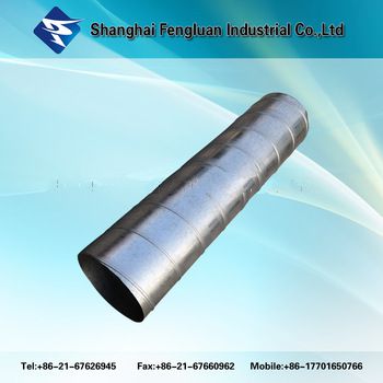 Round spiral duct air conditioner part