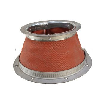 HVAC high pressure insulated Rubber flexible round duct connector