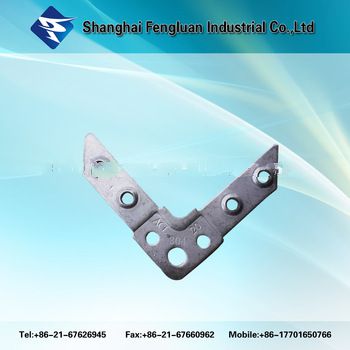 HVAC air duct corner for galvanized flexible flange corner