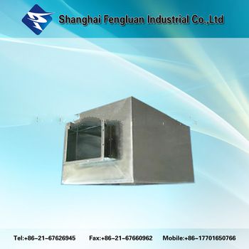 Ventilation Muffler Plenum <font color='red'>Box</font> Galvanized Steel Duct <font color='red'>Silencer</font>