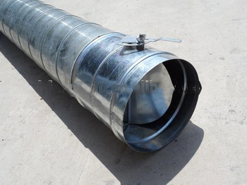 G.I. round spiral duct for HVAC system thickness 0.5-1.2mm