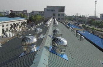 Stainless steel roof top ventilation fan for workshop