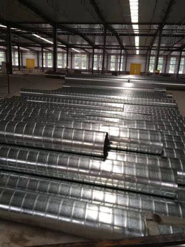 Galvanzed iron AC spiral duct HVAC System