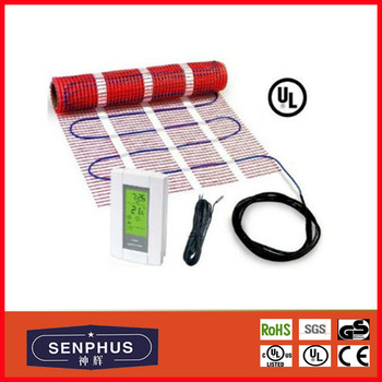 electric tile floor heating mats radiant mesh 120V