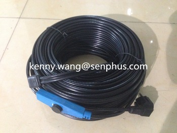 piping trace electrical heating cable tunnel along cable