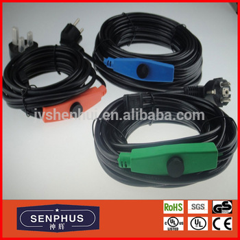 <font color='red'>self</font> <font color='red'>regulating</font> water pipe deicing <font color='red'>heating</font> <font color='red'>cable</font> with CE GS IPx7