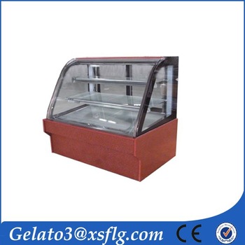 refrigerator equipment glass display showcase