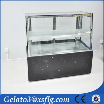 bakery dispaly cake showcase chiller for sweet