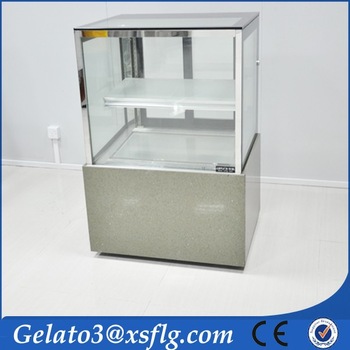 air cooling plastic Cake showcase refrigerator