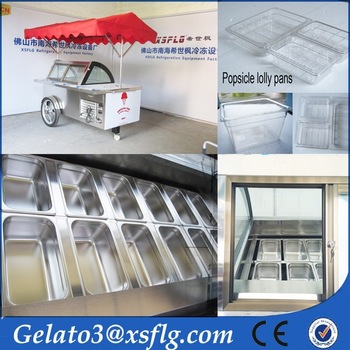 Ice cream push cart/gelato electric bike/ice cream truck