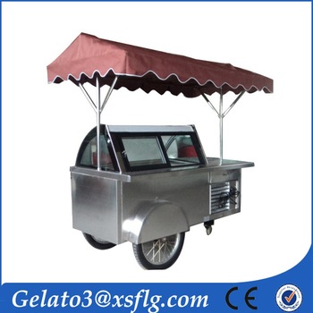 New arrival new Dessert machine--electric ice cream cart with CE