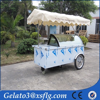 Hot selling tricycle Ice cream cart
