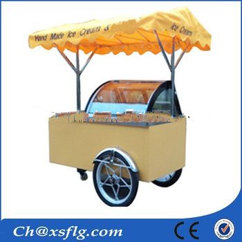mobile food trucks hot sale glass fruit stand hot dog cart for sale in china