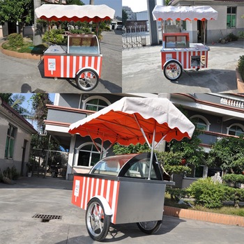 Big wheels sliding windows electric mobile food cart/food trailer/food van