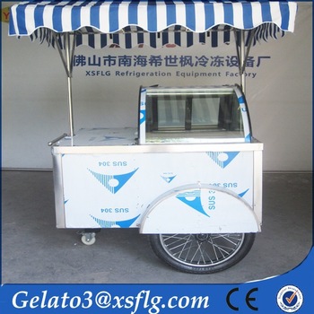 Reasonable Price commercial Italian Ice Cream Ice Carts