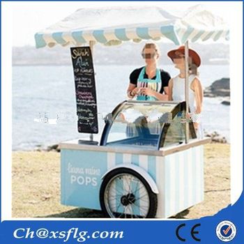 ice cream application towable food coffee cart trailers ice cream cart