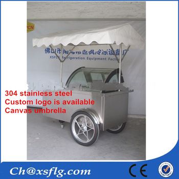 2015 ice cream coffee tricycle vending cart