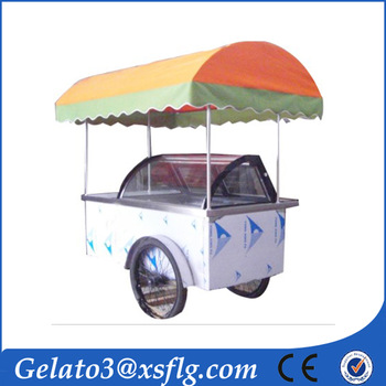 Mobile Ice cream kiosk/trolley Electric tricycle vending mobile food cart