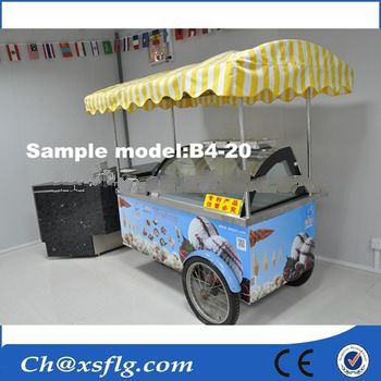 fast food kiosk ice cream bicycle vending carts for sale
