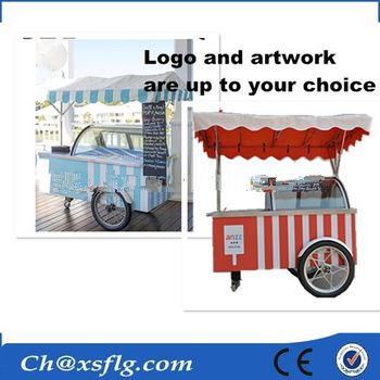 mobile food tricycle ice cream trolley sale