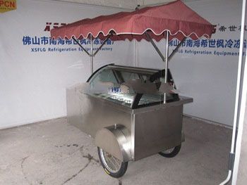 freezing display chest freezer covers ice cream popsicle cart