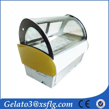 Freezer refrigerator rotating showcase for sale