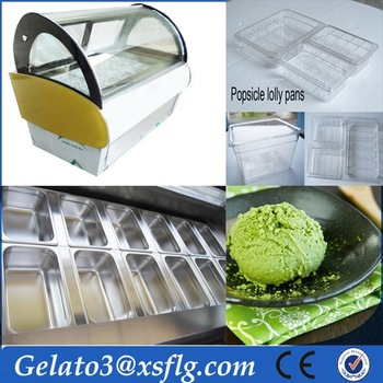 Oversea service gurantee commercial gelato display case