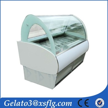 High quality ice cream display freezer with CE