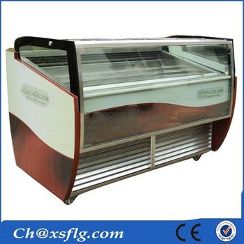 acrylic gelato cone display case