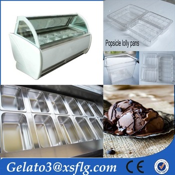 Frozen food showcase/gelato display case/ice cream freezers