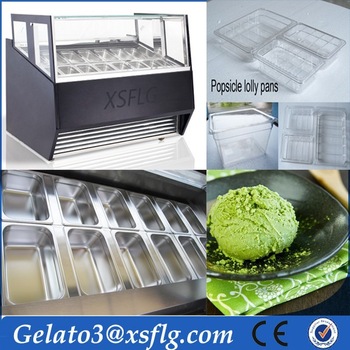 Poker stick ice cream display freezer gelato freezer for sale