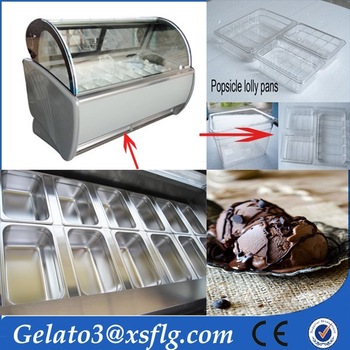 snow ice cream display freezer gelato batch freezer