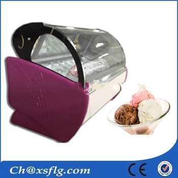 chest popsicle and gelato showcase freezer ice cream cabinet