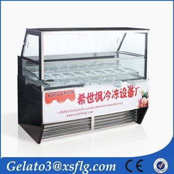 lg single door refrigerator ice cream display case