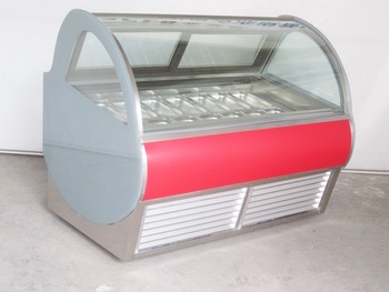 Gelato glass door ice cream equipment suppliers