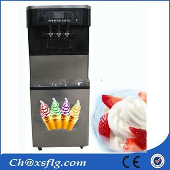 Latest design liquid nitrogen soft ice cream machine