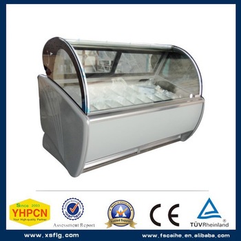 Air cooler soft ice cream popsicle display
