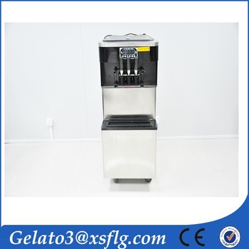 China cheap high quality soft vending ice cream machine with bill acceptor