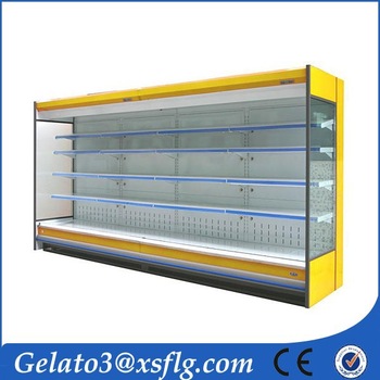 refrigerators display drink single door supermarket display freezer